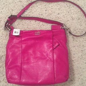 Coach magenta leather purse
